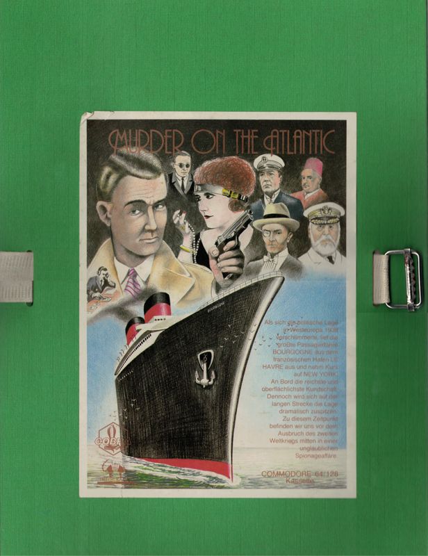Murder On The Atlantic box art for Commodore 64